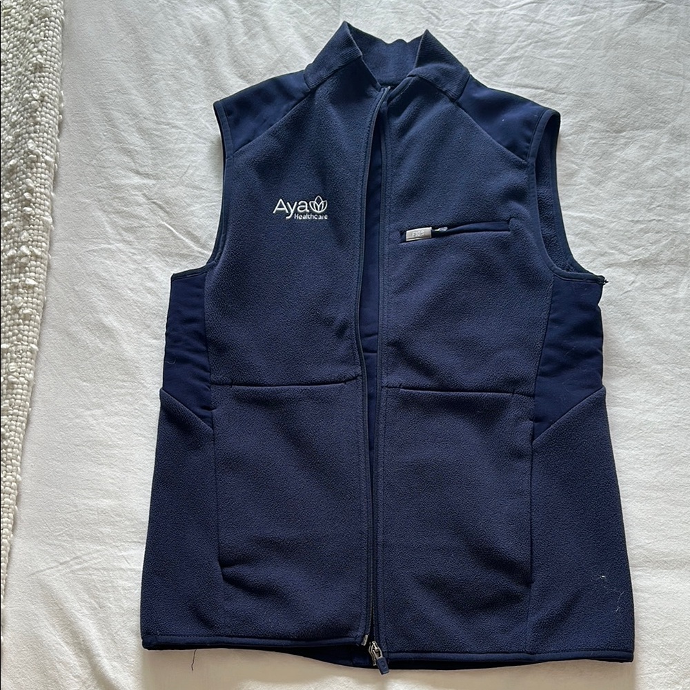 Navy Blue Sleeveless Vest